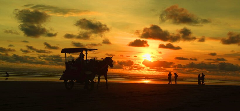 Sunset di Pantai Parangtritis 17.49 pm