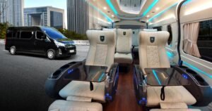 Rental Mobil Jogja: Sewa HIACE PREMIO LUXURY untuk Paket Wisata di Jogja