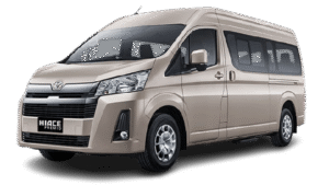 Rental Mobil Jogja: Sewa HIACE PREMIO LUXURY untuk Paket Wisata di Jogja